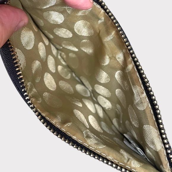 Kate Spade - Saffiano Leather Wristlet - Black w Gold Toned Hardware - Picture 8 of 8